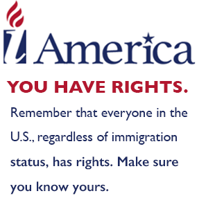 iАмерика У вас есть права. Помните, что каждый житель США, независимо от иммиграционного статуса, имеет права. Убедитесь, что вы знаете свой.