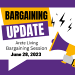 Actualización de negociación: Sesión de negociación de Arete Living 28 de junio de 2023