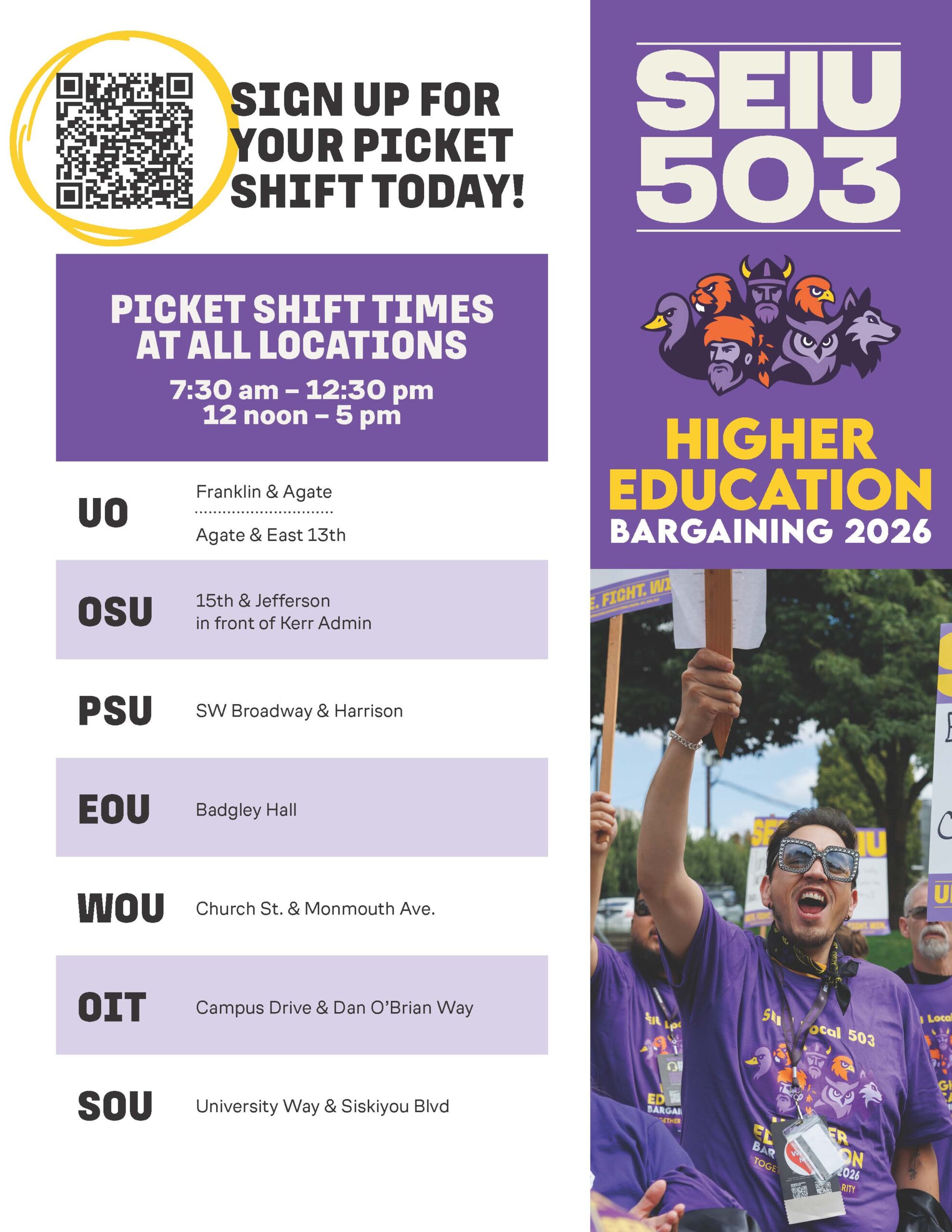 Picket Shift Sign-up